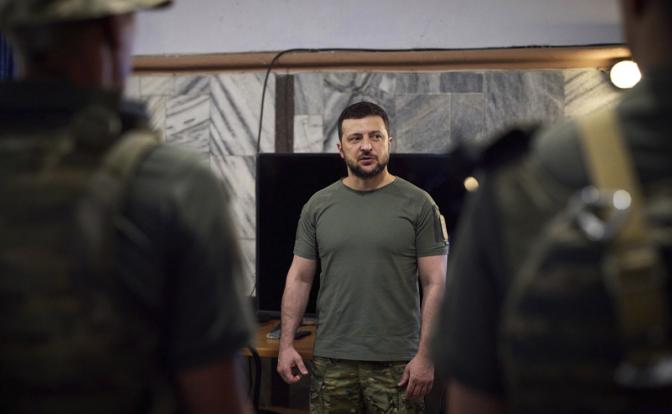 На фото: президент Украины Владимир Зеленский