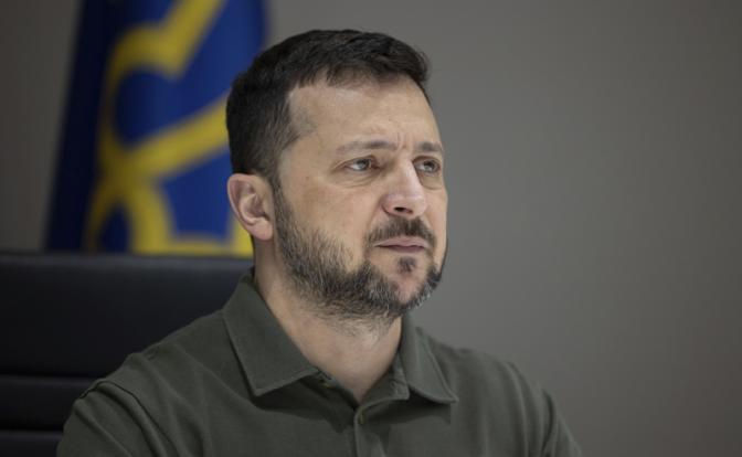 На фото: президент Украины Владимир Зеленский