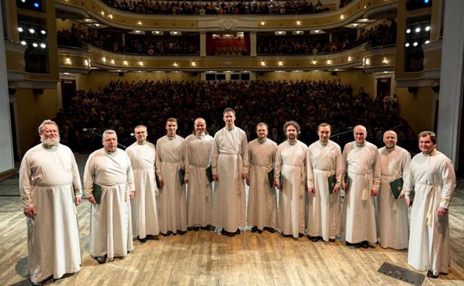 На фото: хор Московского Данилова монастыря