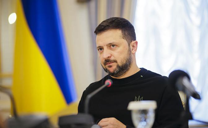 На фото: президент Украины Владимир Зеленский
