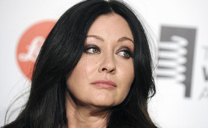 На фото: американская актриса Шеннен Доэрти