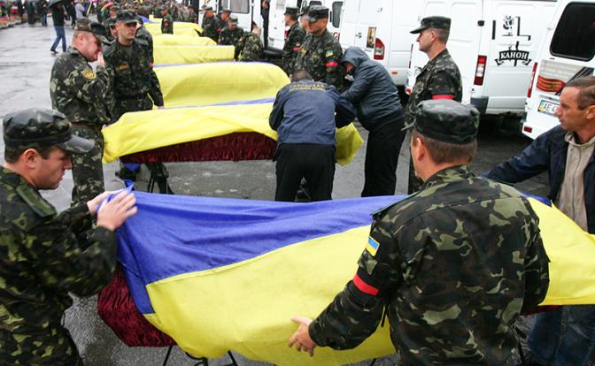 Россия и Украина обменялись телами погибших военных
