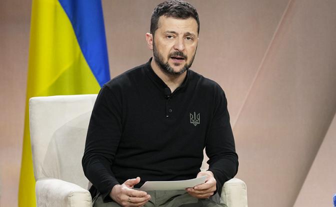 На фото: президент Украины Владимир Зеленский.