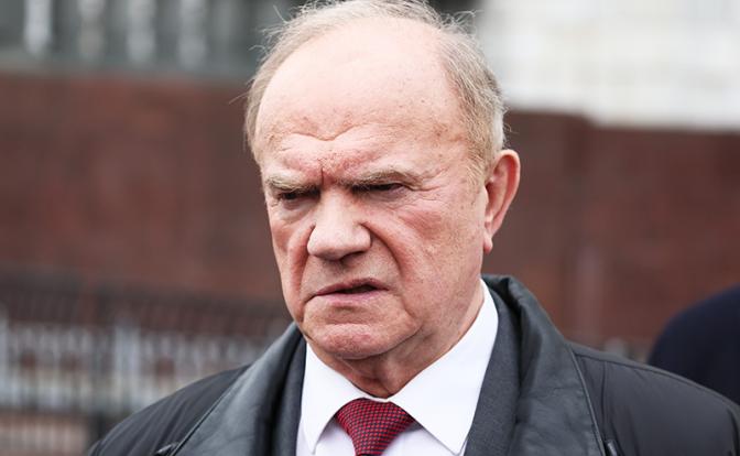 На фото: лидер КПРФ Геннадий Зюганов