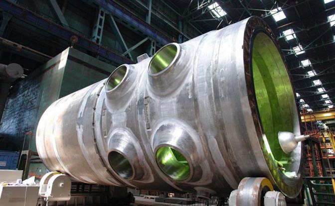 На фото: корпус атомного реактора типа ВВЭР-1000