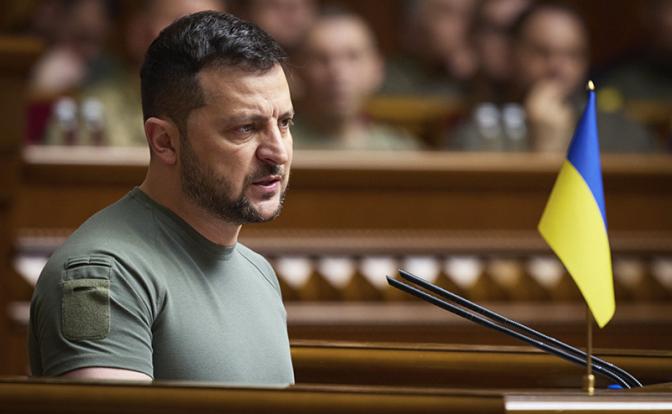 На фото: президент Украины Владимир Зеленский