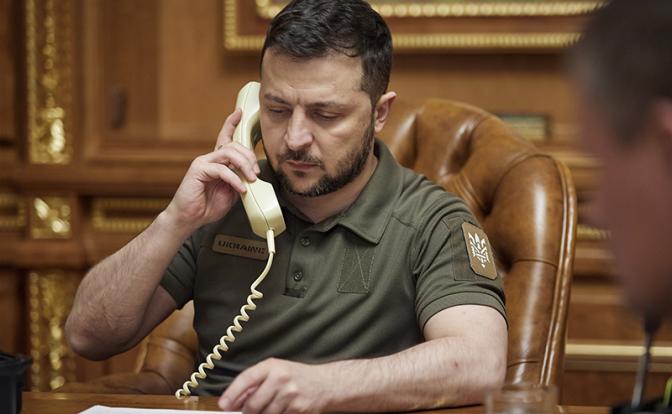 На фото: президент Украины Владимир Зеленский