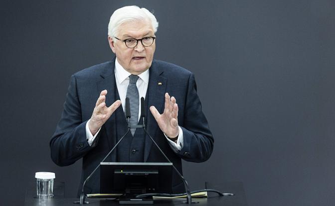 На фото: президент Германии Франк-Вальтер Штайнмайер