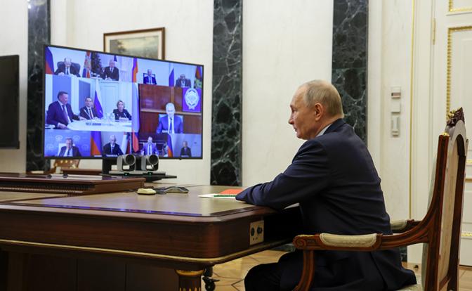 На фото: президент РФ Владимир Путин