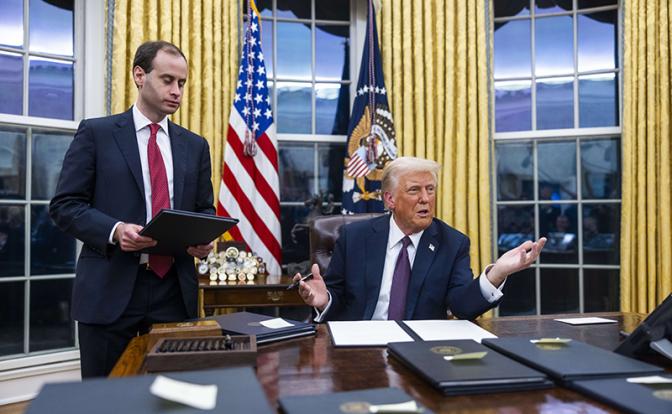 На фото: президент США Дональд Трамп