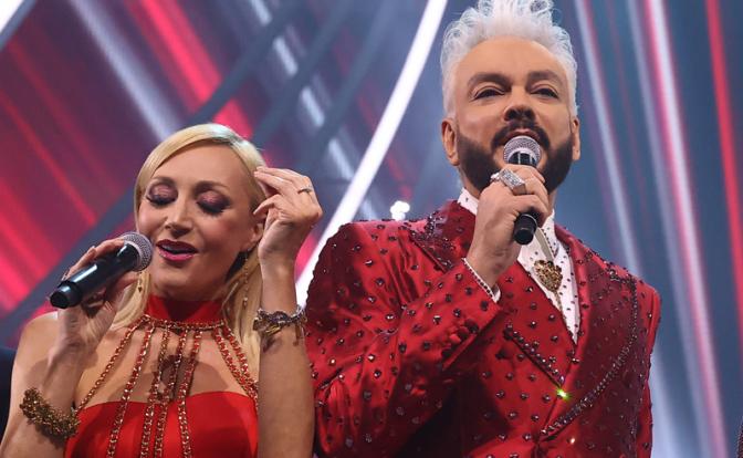 На фото: певица Кристина Орбакайте и певец Филипп Киркоров