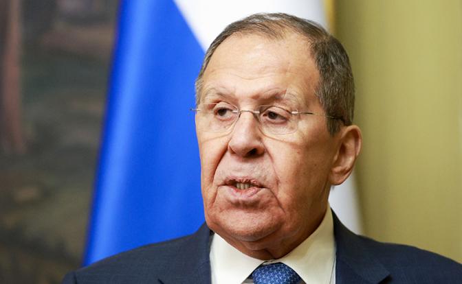 На фото: министр иностранных дел России Сергей Лавров.