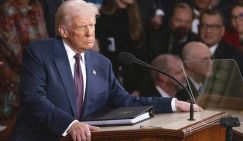 Трамп всего лишь раз упомянул Путина в своем обращении к конгрессу