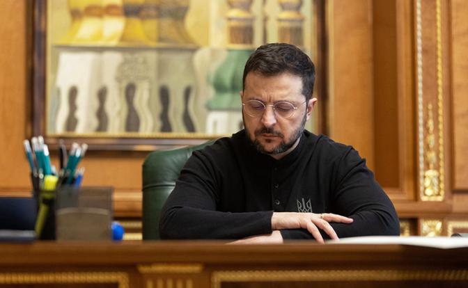 На фото: президент Украины Владимир Зеленский