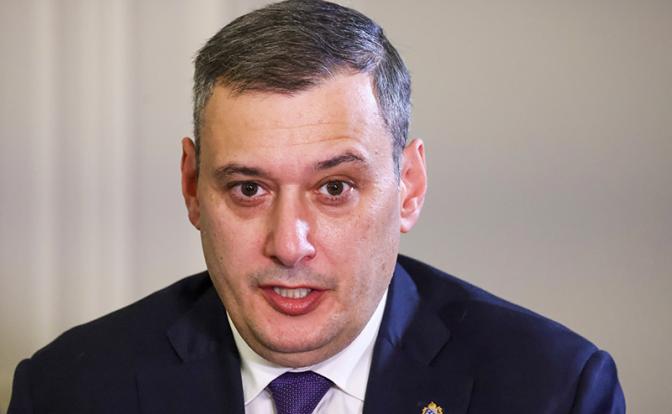 На фото: врио губернатора Курской области Александр Хинштейн