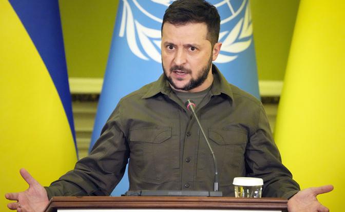 На фото: президент Украины Владимир Зеленский