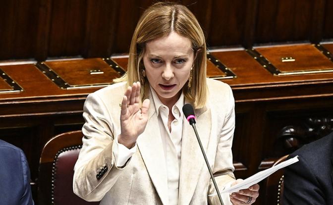 На фото: премьер Италии Джорджа Мелони