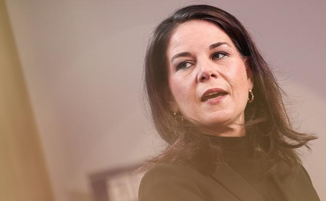 На фото:  глава МИД ФРГ Анналена Бербок.