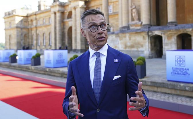 На фото: президент Финляндии Александер Стубб