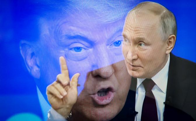 На фото: президент США Дональд Трамп и президент России Владимир Путин (комбинированный снимок, фотоиллюстрация).