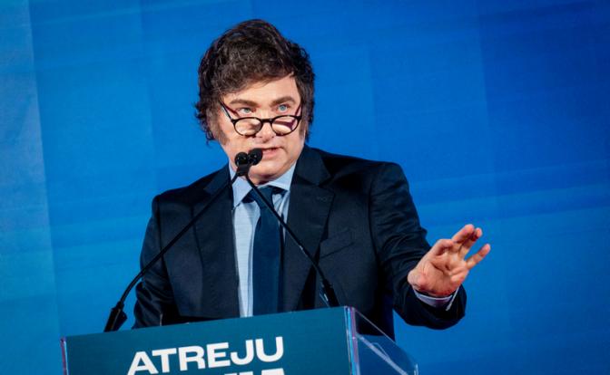 На фото: президент Аргентины Хавьер Милей.