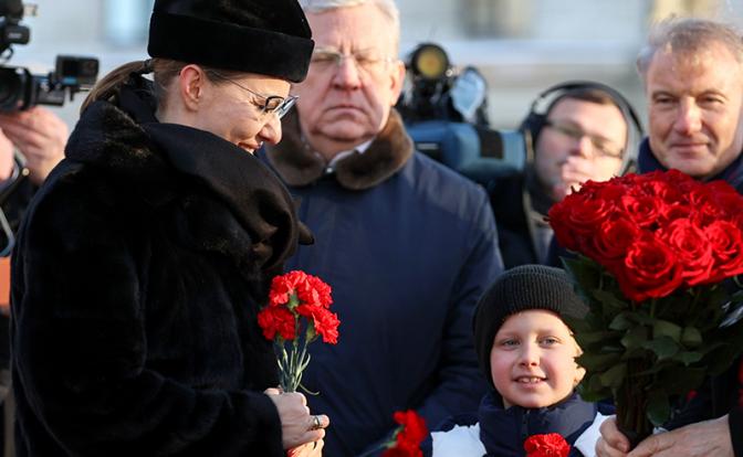 На фото: телеведущая Ксения Собчак и ее сын Платон Виторган-Собчак.