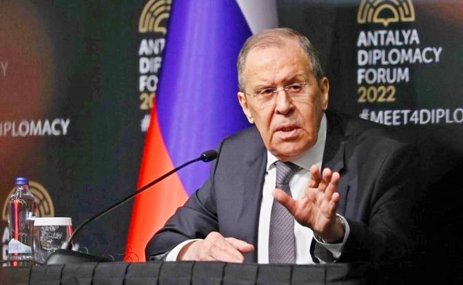 На фото: глава российского МИД Сергей Лавров