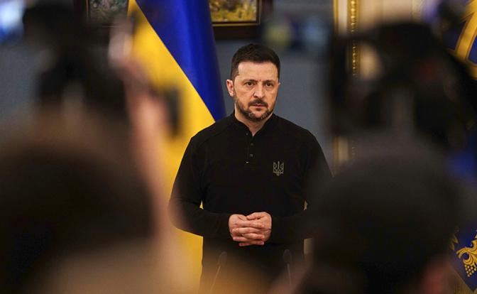 На фото: президент Украины Владимир Зеленский
