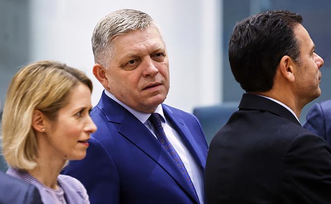 На фото: премьер-министр Словакии Роберт Фицо