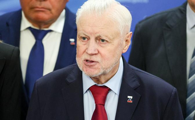 На фото: председатель партии "Справедливая Россия - За правду" Сергей Миронов