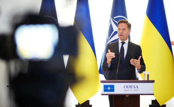 На фото: генсек НАТО Марк Рютте