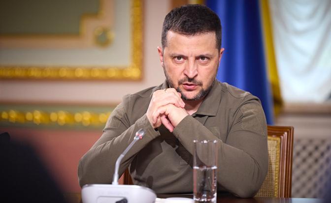 На фото: президент Украины Владимир Зеленский