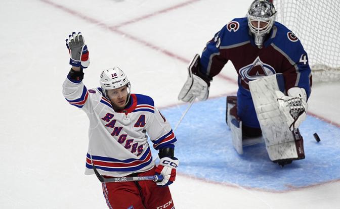 На фото: хоккеист "Нью-Йорк Рейнджерс" Артемий Панарин