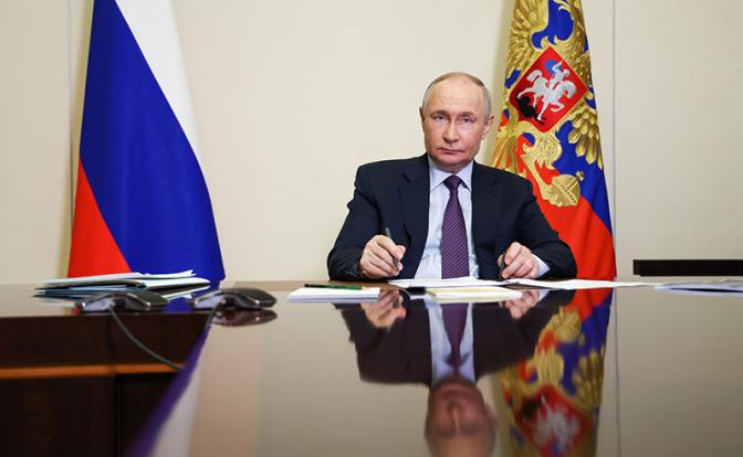 На фото: президент РФ Владимир Путин