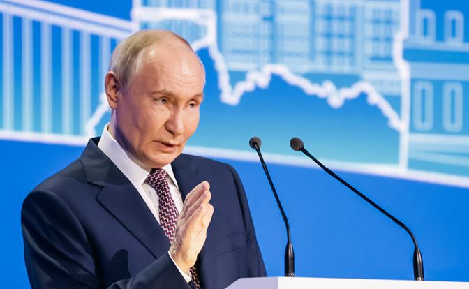 На фото: президент РФ Владимир Путин