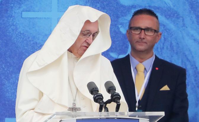 На фото: Папа Римский Франциск