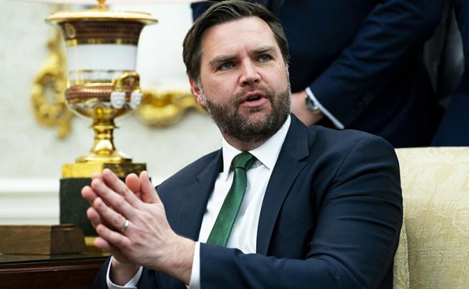 На фото:  вице-президент США Джей Ди Вэнс.