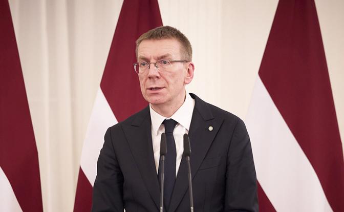 На фото: президент Латвии Эдгар Ринкевичс