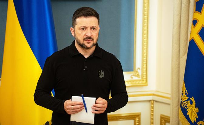 На фото: президент Украины Владимир Зеленский