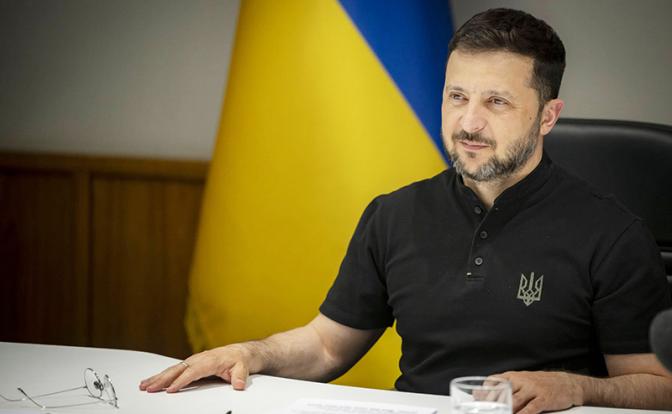 На фото: президент Украины Владимир Зеленский