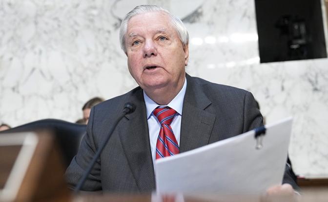 На фото: сенатор Линдси Грэм