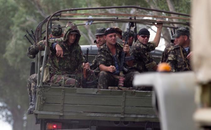 На фото: военнослужащие украинской армии.
