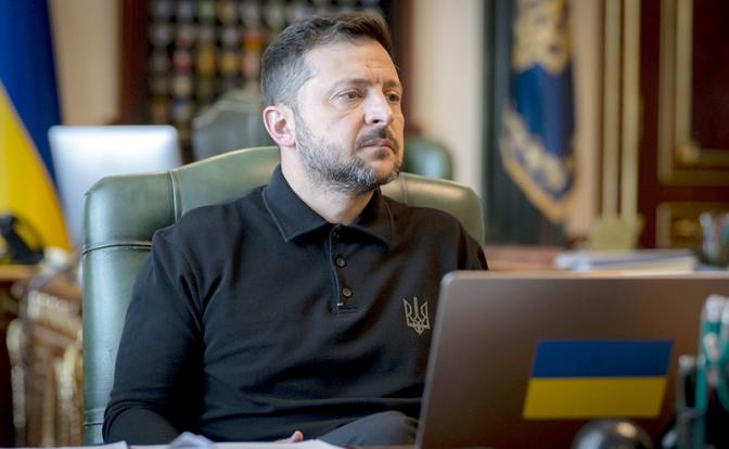 На фото: президент Украины Владимир Зеленский