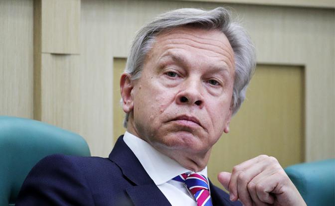 На фото: российский сенатор Алексей Пушков.