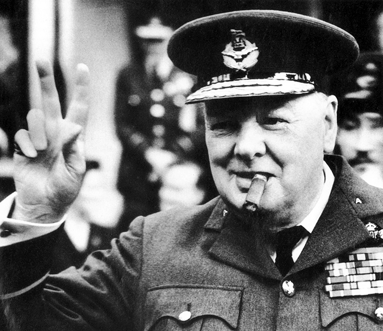 На фото: Уинстон Черчилль