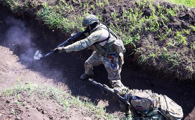 Военкоры описали обстановку в районе Теткино Курской области
