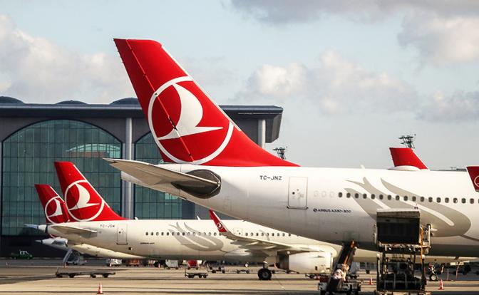 Авиакомпания Turkish Airlines отменила все рейсы в Россию