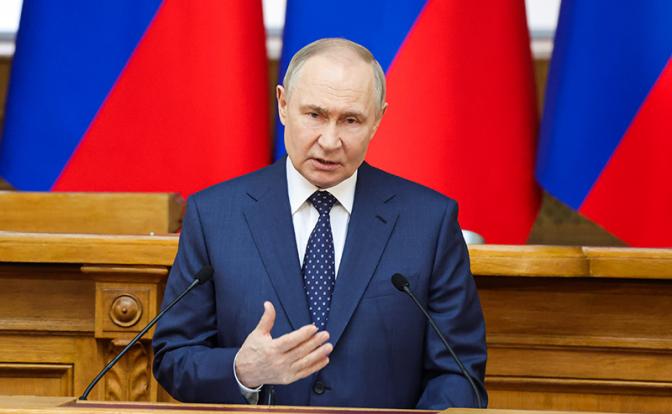 На фото: президент РФ Владимир Путин