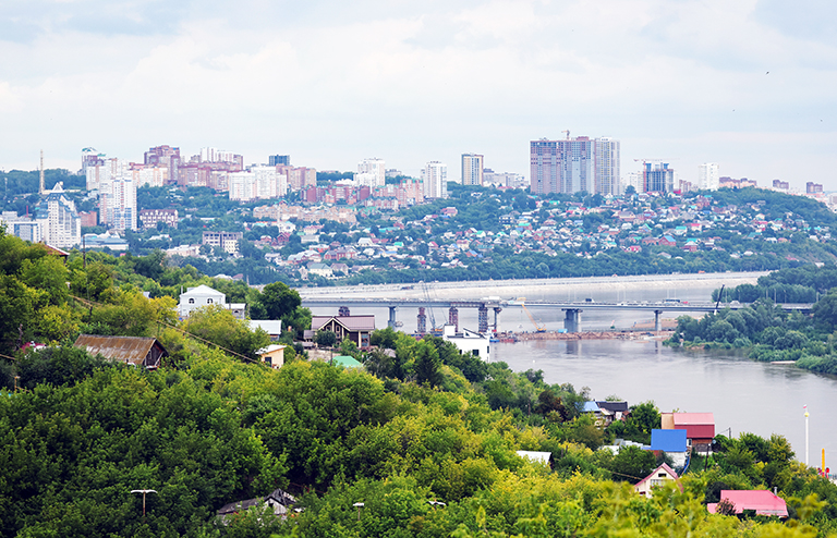 На фото: виды Уфы