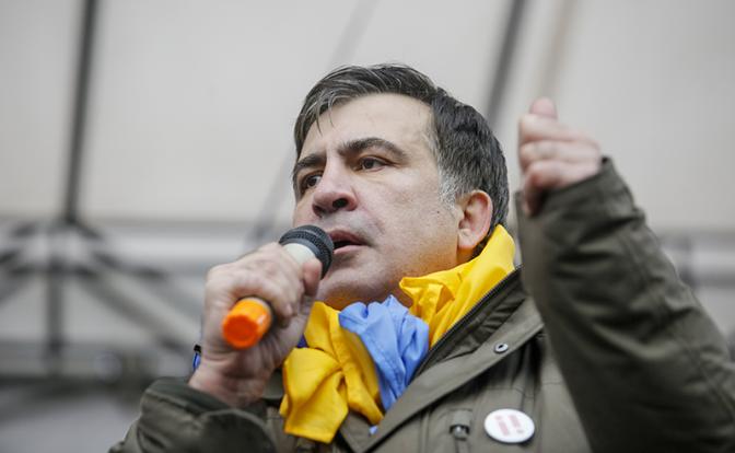 На фото: экс-президент Грузии Михаил Саакашвили